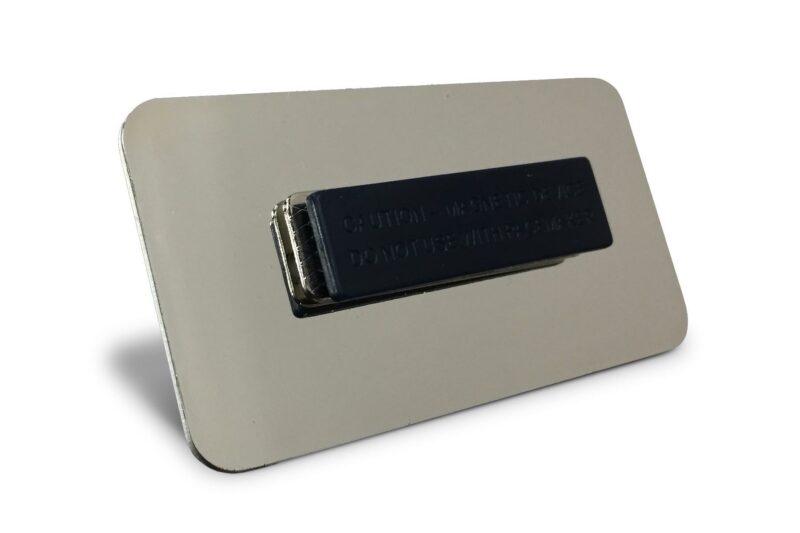 BKCO Mortgage | Framed Name Tag - Silver Block 1.5x3 - Image 2