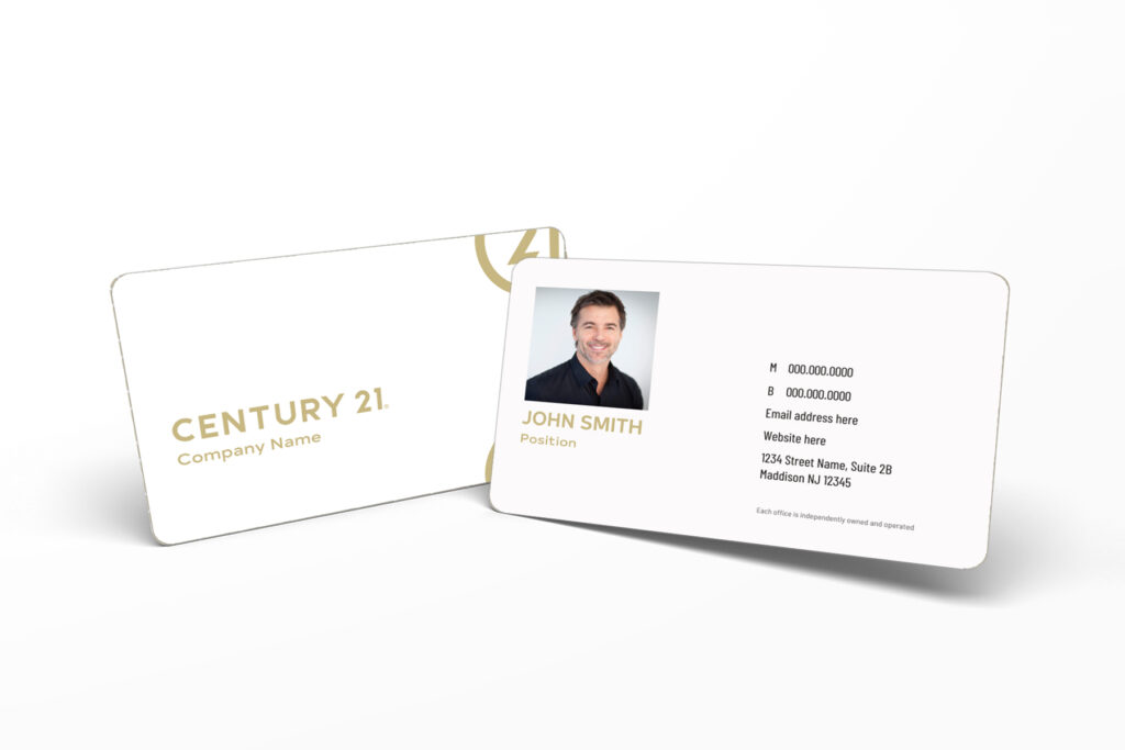 White w/ Photo Century 21 Business Card