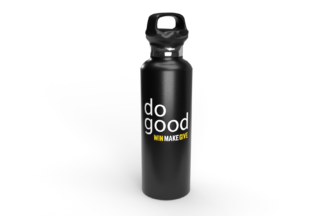 Win Make Give | Double-Wall Stainless Steel Thermal Bottle (do good)