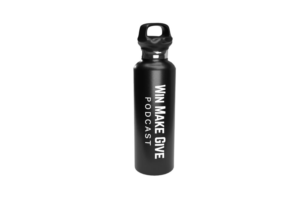 Win Make Give | Double-Wall Stainless Steel Thermal Bottle