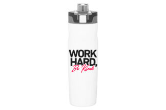 Real | Work Hard Be Kind Pop and Lock H2GO Thermal Bottle